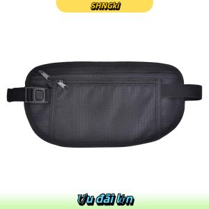 SHNGki Vô Hình Du Lịch Hộ Chiếu Pouch Tiền Vành Đai Túi Ẩn An Ninh Ví Du Lịch Quà Tặng Ngực Túi
