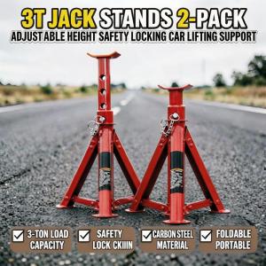 Reinforced Auto Repair Jack Stand 3 Ton Automotive Repair Equipment Jack Stands