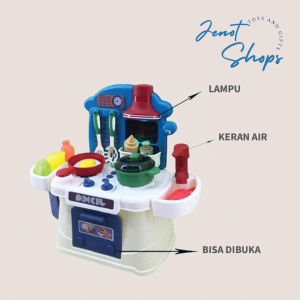 Mainan Anak Kitchen Set | Mainan Masak Masak ada keran air lampu | Mainan Masak Masakan