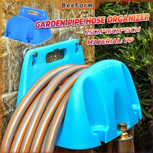 B.F. Wall Mount Garden Pipe Hose Organizer Tool Water Sprayer Hose Connector Storage Rack
