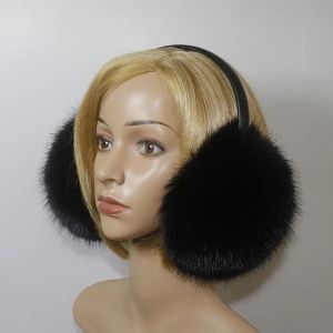 Hight Quality Faux Fox Fur Earmuffs Women Winter Keep Warm Faux Fur Earmuffs Girls Ear Warmer Faux Fox Fur Plush Ear Muff2026