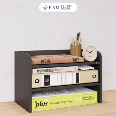 Kệ Sách Gỗ Mini Để Bàn FIVO FB27 Đa Năng Dễ Lắp Ráp Tiết Kiệm Không Gian Gọn Gàng Góc Học Tập Và Làm Việc