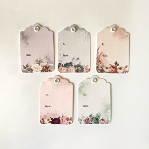Hang Tag Ivory Flower