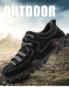COD Sepatu Hiking Pria Kulit Sapi Mendaki Sports Sepatu Gunung Mewah Outdoor Anti Slip Touring Shoes 139 Sepatu Touring Mewah Khaki Hitam Coklat Ukuran Eu 38-44 Untuk Pria - Lazada