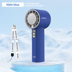 Mini Handheld Fan 10x Enhanced Airflow 100-Speed Adjustment Cooling Pad