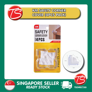 [SG STOCK[ JAPAN KM Edge Bumper Guard Strip with Adhesive | PVC Material | 1M Length | Kids Baby Infant Protection