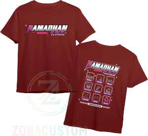 Kaos baju Anak Muslim RAMADHAN RACE laki laki / perempuan 1-12 TAHUN