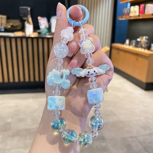 Mùa Hè Mới Ngọt Ngào Sanrio Thiên Thần Đính Cườm dây xích điện thoại Xách Tay có dây đeo cổ tay dây đeo