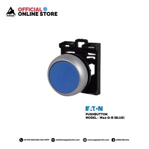 Pushbutton Flush blue Momentary EATON รุ่น M22-D-B BY AZGA Electric