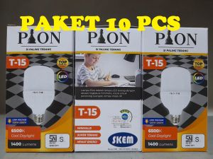 Lampu LED Bohlam LED Cahaya Putih PION Low Voltase Paket 10pcs