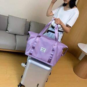 JIVIVIL Hành Lý Túi Túi Du Lịch Túi Đựng Đồ Tách Khô Và Ướt Dung Tích Lớn Mở Rộng Và Có Thể Thu Vào