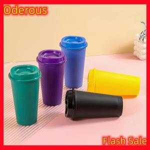 Oderous Popular Coffee Mug Shatterproof Cup Wide Application Unbreakable PP Lid Travel Bottle