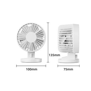 USB double blade fan gift home desktop small fan dormitory office mini electric fan