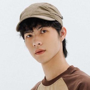 CHANBAEK Breathable Short Brimmed Baseball Cap Washed Quick Drying Workwear Peaked Cap Adjustable Anti-UV Men Sunshade Hat Spring