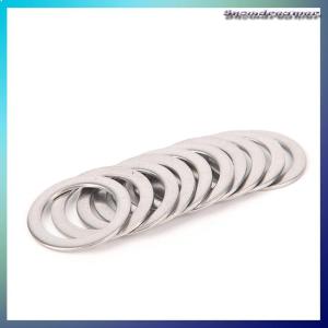 Snowdreamer 10pcs จักรยานเหยียบ spacer Crank ขี่จักรยานสแตนเลสแหวนเครื่องซักผ้า