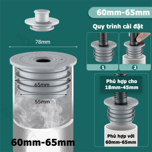 Nút Bịt Ống Thoát Nước Silicon Ngăn Mùi Hôi Tuyệt Đối - Lõi Thoát Sàn Chống Côn Trùng Gián Bò Cao Cấp Có Thể Cắt Xén Linh Hoạt - Phụ Kiện Nhà Tắm Nhà Bếp Đa Năng Kết Nối Máy Giặt Và Máy Lọc Nước - Giải Pháp Chống Hôi Cống Tiện Lợi Phù Hợp Nhiều Kích Thước