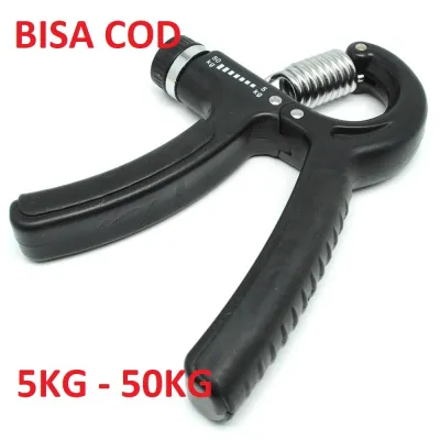 Alat Latih Otot Jari Tangan Adjustable Hand Grip Olahraga Tangan 5KG -50KG Pengaturan