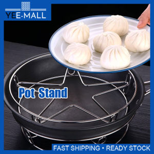Stainless Steel Steamer Rack Durable Rust-Resistant Heatproof Steam Rack Anti-Rust Kitchen Household