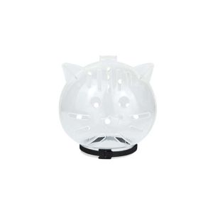 SAVIA Grooming Helmet Transparent Cat Collar Anti-Licking Headgear Nail Clipper Shield Cat Recovery Head Cover Plastic Cat  Bubble Pet Care Accessory Cat Elizabeth Collar Cat Bathing