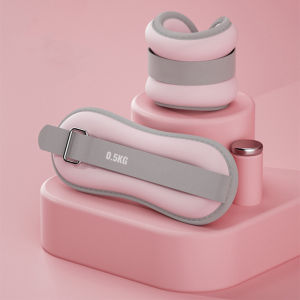 2Pcs Wrist Weights Sand Ankle Weights 0.5kg Leg Weights for Training