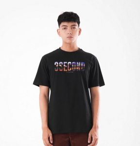 3Second Kaos Pria Katun Lengan Pendek San Diego Script OL-351223