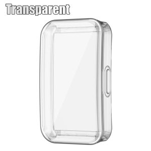 Silicone Case for Huawei Band 8 Soft TPU Cover Smart Watch Shell Screen Protection Frame Accessories Protective Cover for Huawei Band 8 Case Soft TPU Full Coverage Screen Protector Frame Shell for Huawei Band 8 Bumper Accessories