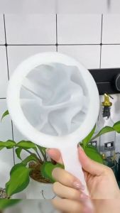 400 Mesh Kitchen Ultra-fine Mesh Strainer Kitchen Nylon Mesh Filter Spoon for Suitable for Soy Milk Coffee Milk Yogurt 100/200/400 mesh