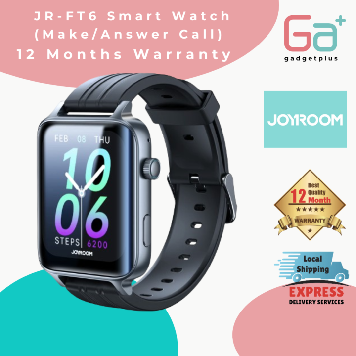 Joyroom JR-FT6 Smart Watch (Make/Answer Call) Water Resistant