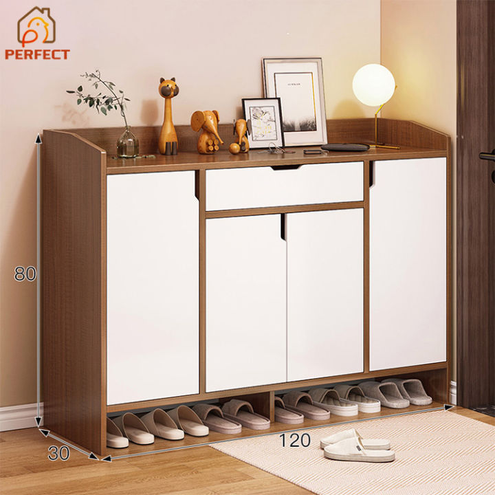 Shoe rack organizer 24 pairs of shoe with doors and expandable