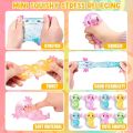 MAJESTICX Sugar Filled Squishy Stress Glitter Cute Shape Glitter Squishy Fidget Stress Ball Cute Soothing Texture Squeeze Sensory Toys For Stress Anxiety Relief. 