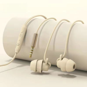 LinJn Soft Sleep Earphones Wired Noise Cancelling In-Ear Anti-noise Type C 3.5mm Earphone Wired for Mobile Phone Earplugs