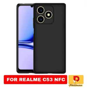 PROMO SOFT CASE REALME C51 NFC / REALME C53 NFC / REALME C55 NFC / REALME 10 4G / REALME C33 CASING BLACK COLOR SILICONE PRO CAMERA