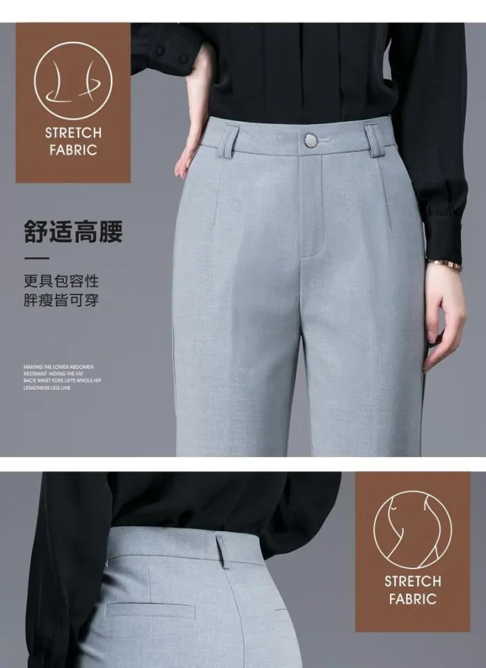 Slacks Pants For Women Formal Plus Size Pants For Women Stretchable Slacks  Pants For Women Plus Size Pants Korean Style For Women Trouser Pants For  Women Suit Pants 2023 Ins New 091523