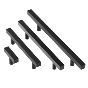 Aluminum Alloy Dressers Knob Kitchen Cabinet Door Handle Wardrobe Pulls Simple Drawer Knob Square Furniture Hardware