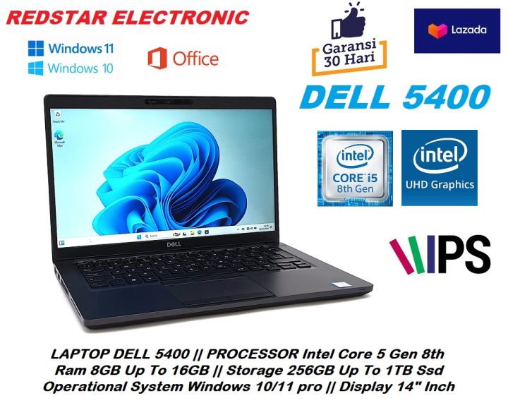 SUPER SPEK TINGGI LAPTOP DELL LATITUDE 5400 TOUCHSCREEN CORE i7