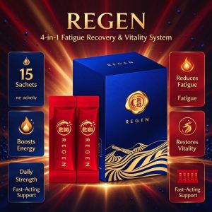 Regen韩国红参 Korean Red Ginseng Powder - Boost Vitality & Combat Fatigue