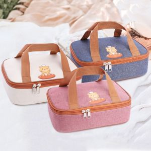 GDRGHJN Creative Travel Children Insulation Package Cooler Lunch Box Bag Women Food Warm Thermal Bag Tote Lunch Bag Waterproof Lunch Bag Food Hand Bags