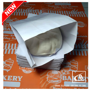 Túi giấy Hamburger Gà Rán Khoai Tây Chiên Khoai Lắc Bánh Tiêu Bánh Bao