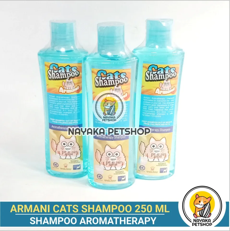 cat shampoo armani