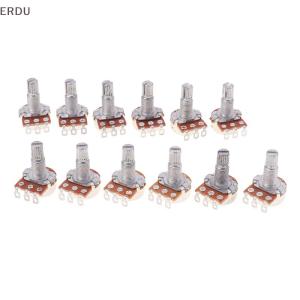 💖【Special price】💖ERDU Brass Shaft Potentiometer For Electric Guitar Bass A250K/B250K/A500K/B500K