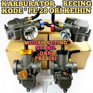 Karburator | Karbu PE 28 ORI | PE28 KEIHIN IT HITAM JERNIH SERIES KARBU RECING ORIGINAL ASLI KEIHIN ORI