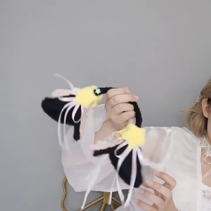 Cosplay Hairhoop Sheep Ears Hairband Festival Headband LolitaStyle Costume Accessories Girl Female Themed Party Headwear