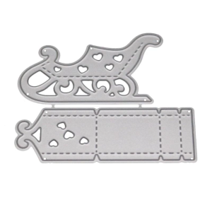 Xe trượt tuyết giáng sinh cắt kim loại khuôn cắt DIY scrapbooking Album giấy xe