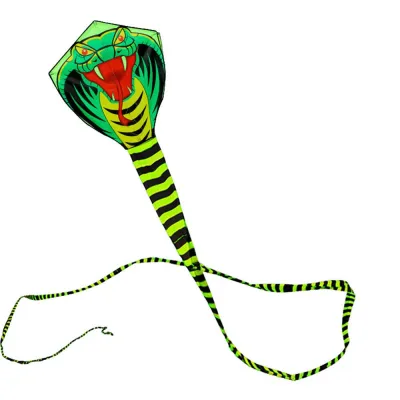 PRIMEPICKGLOBAL 8/15m Large Kids Toys Beach Sports Cobra Kite Outdoor Fun Snake Power Animal Wind Kites