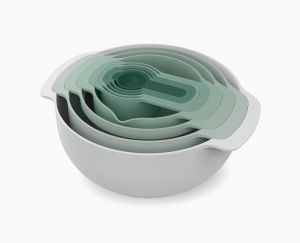JOSEPH JOSEPH Nest™ 9 Plus Green Bowl Set Sage Green