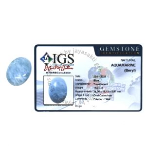 Natural Batu Permata Aquamarine Berly Include Memo