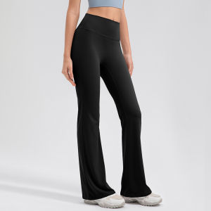 Lulu High Waist Hip Lift Slightly Flared Yoga Pants Breathable No Embarrassment Line Exercise Workout Pants 32393