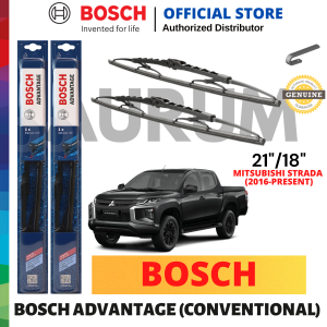 Bosch Advantage Wiper Blade set for Mitsubishi Strada 2016-Present 2pcs