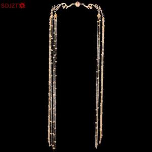 🚚【Local Express Delivery】🚚 Fashion Vintage Hair Jewelry Chinese Style Long Tassel Hair Ornament Forhead Decoration Retro Hairpin Womens Bridal Hair Ornament