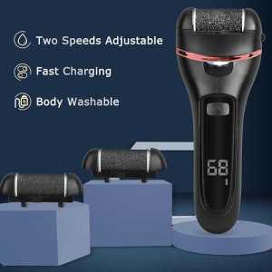 WOVTE Alat Perawatan Penghalus Tumit Kaki Elektrik Pedicure Foot Scrubber Set V-601 - 7CHR84BK